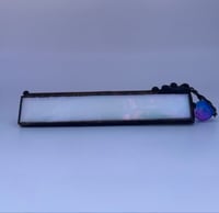 Image 4 of 🔮 Marblescope-5"White- Handmade Stained Glass Kaleidoscope 🌈
