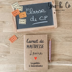 Image of Carnet MAITRESSE personnalisable