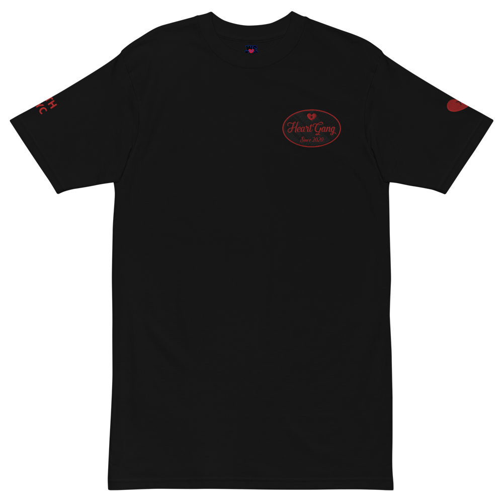 Image of “Heart Gang Patch” Premium Heavyweight Tee