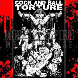 COCK AND BALL TORTURE "Close Your Eyes and Bear it" Black T-shirt