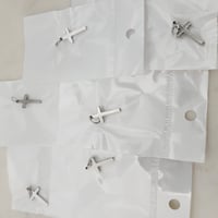 Image 2 of 6pcs/lot CROSS Pendant Charms Accessory Steel Color for DIY Jewelry Necklace Pendant  Cross C