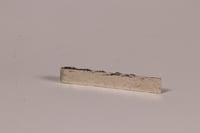 Image 3 of Silver Tie Clip - Hammered Texture