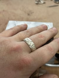 Image 5 of Carved Silver Ring
