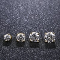 Image 7 of Moissanite Diamond Studs