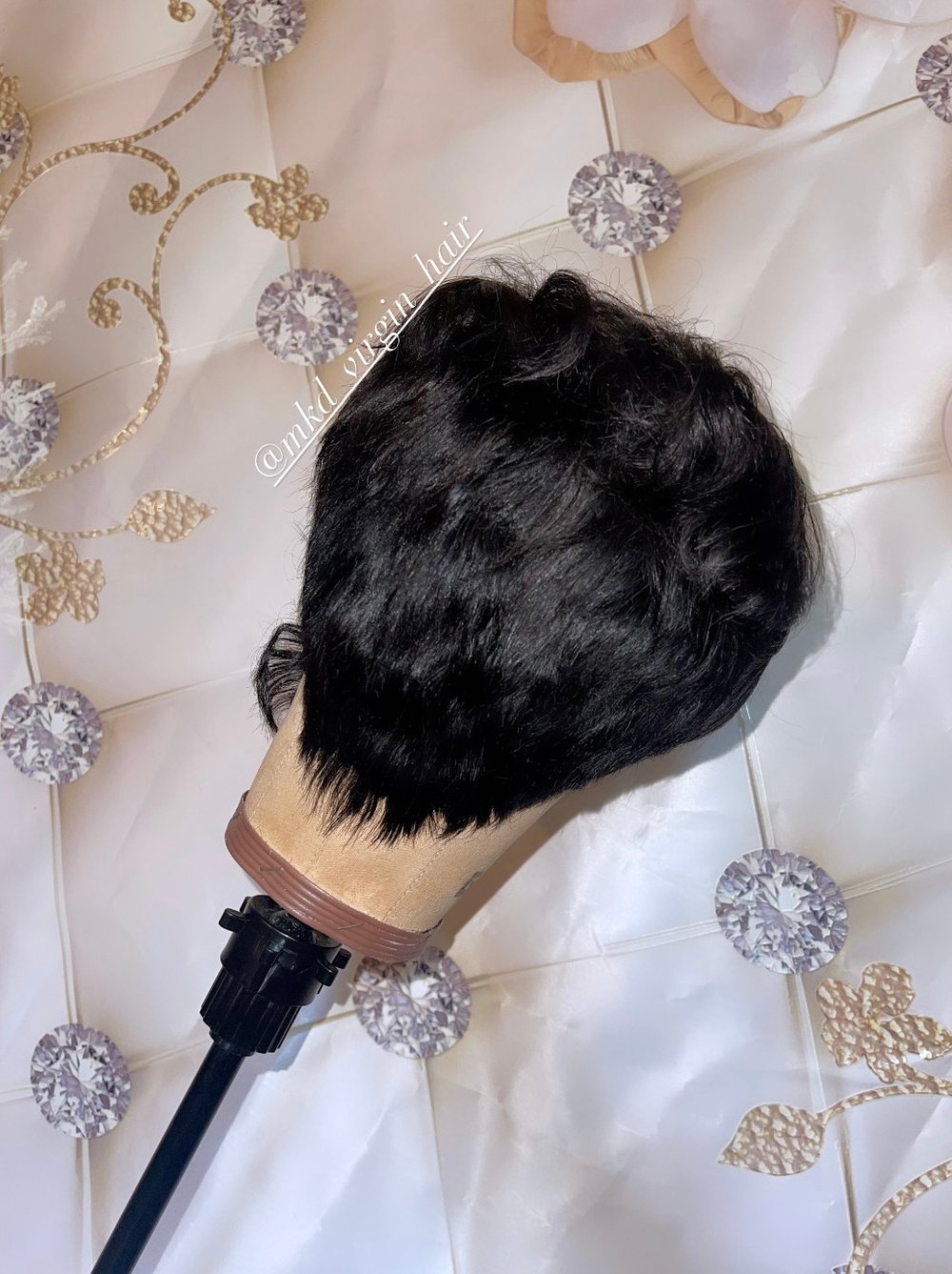 Pixie Cut hand sewn frontal unit
