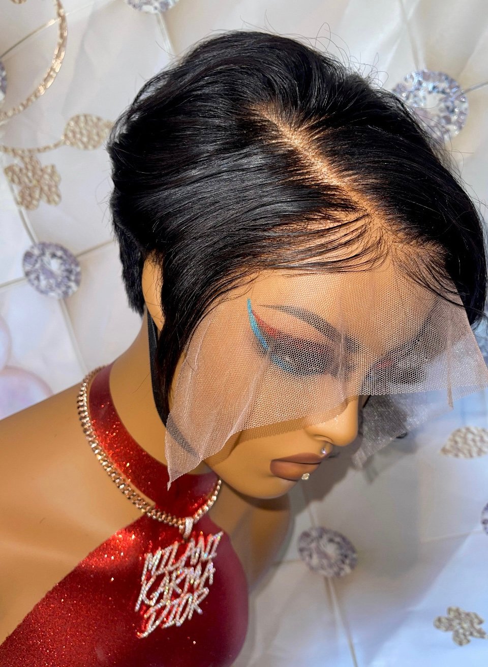 Pixie Cut hand sewn frontal unit