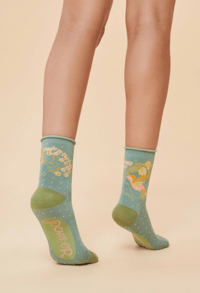 Image 4 of Hummingbird Crew Socks