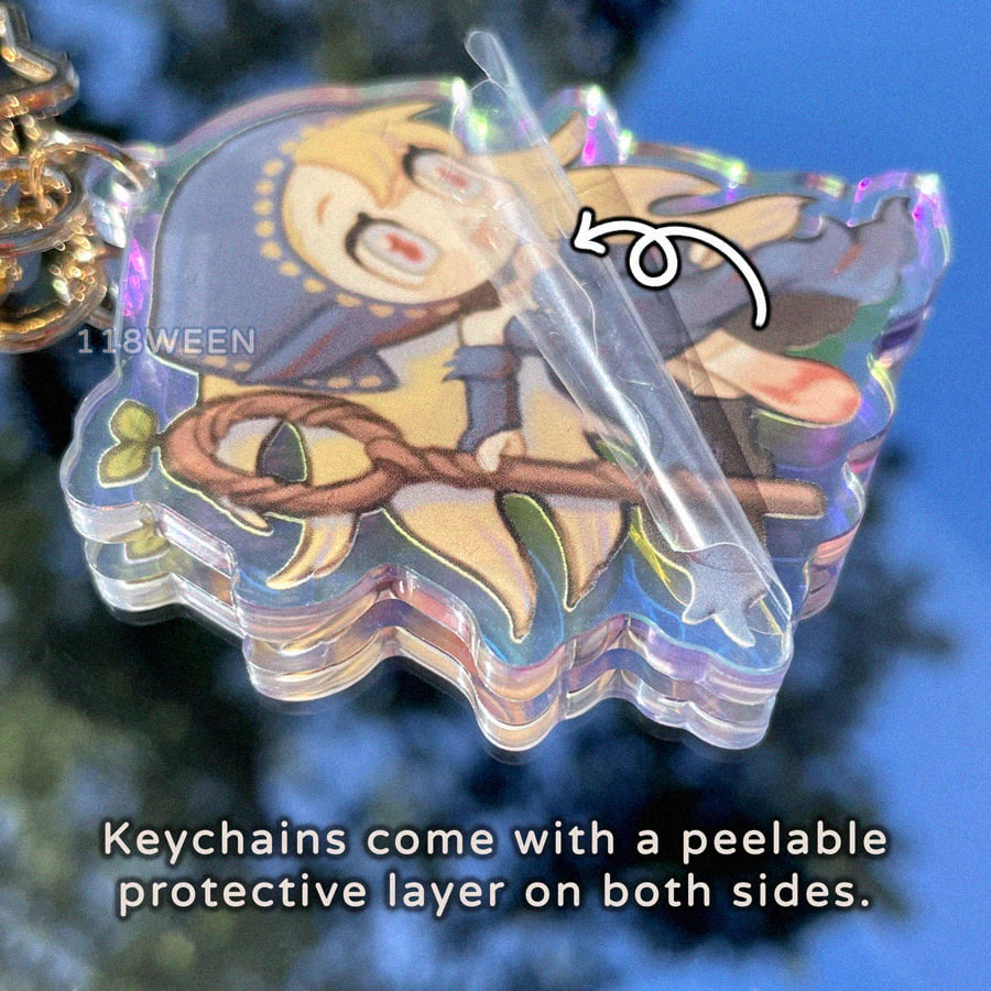 Froggies Rainbow Keychain