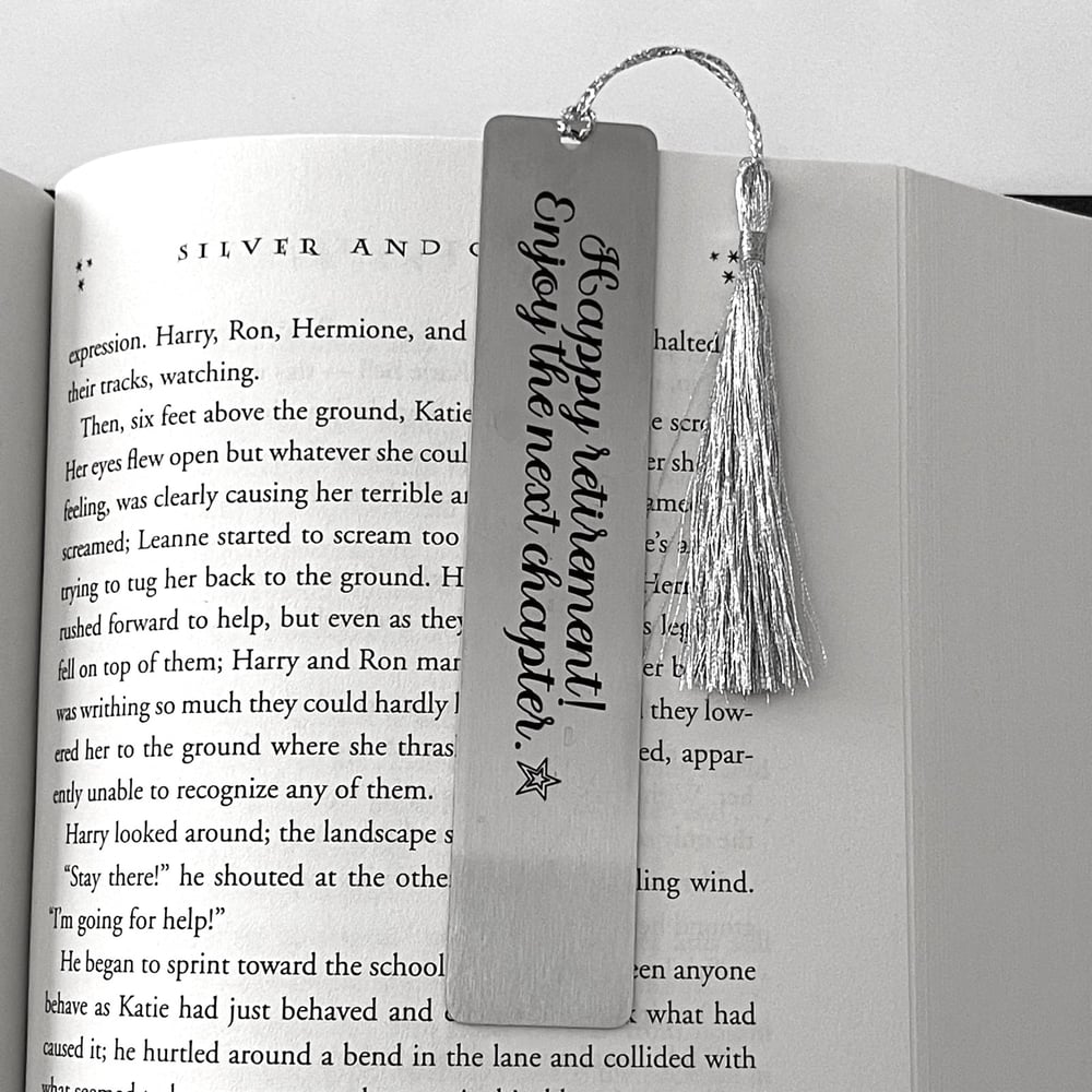 Image of Happy retirement. Enjoy the next chapter Bookmark.