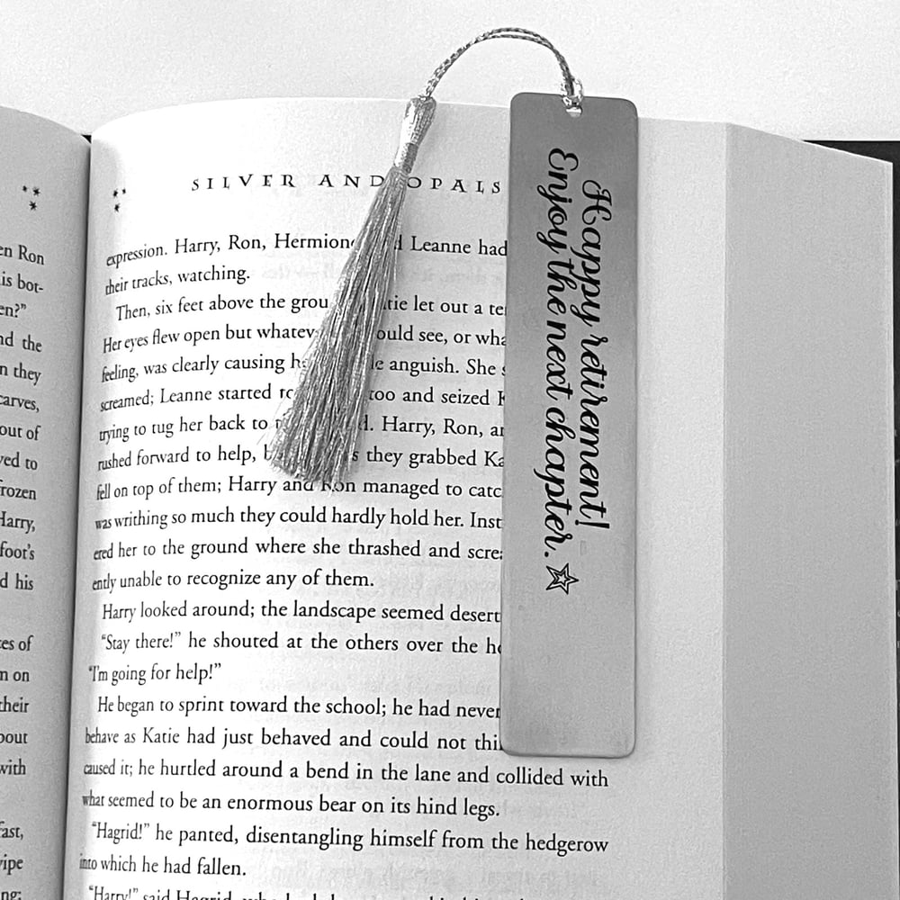 Image of Happy retirement. Enjoy the next chapter Bookmark.