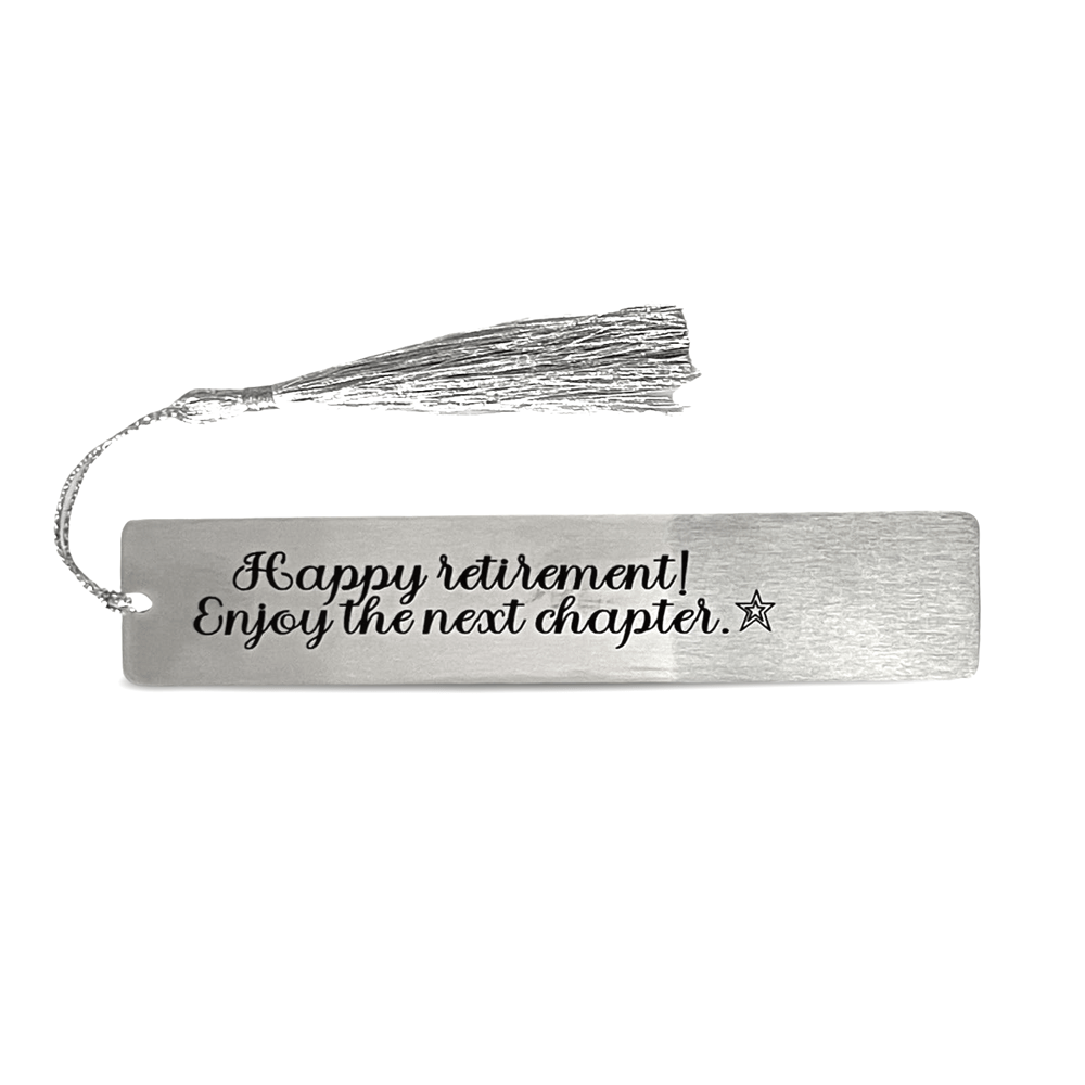 Image of Happy retirement. Enjoy the next chapter Bookmark.