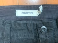 Image 3 of Nonnative Japan black denim military style pants, size 2 (34”)