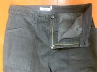 Image 4 of Nonnative Japan black denim military style pants, size 2 (34”)