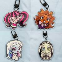 Image 1 of 2.5 inch MH Acrylic Charms