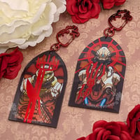 Image of STAINED WINDOWS foil charms