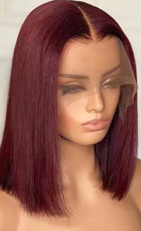 Image 2 of 99J Brazilian Straight Frontal Bob Wig