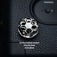 Image 2 of D24.5 Hex Hollow Button