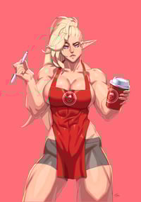 Image 1 of Cafe Arii Postcard Print