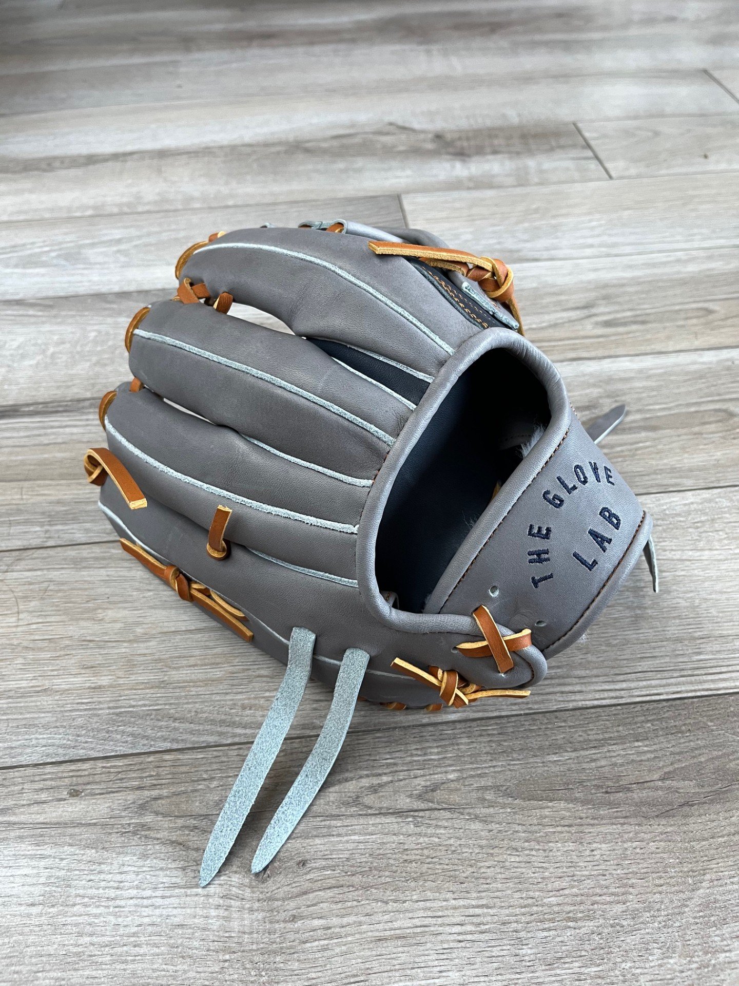 Image of 11.5" Infielders Single Post (Grey & Navy)