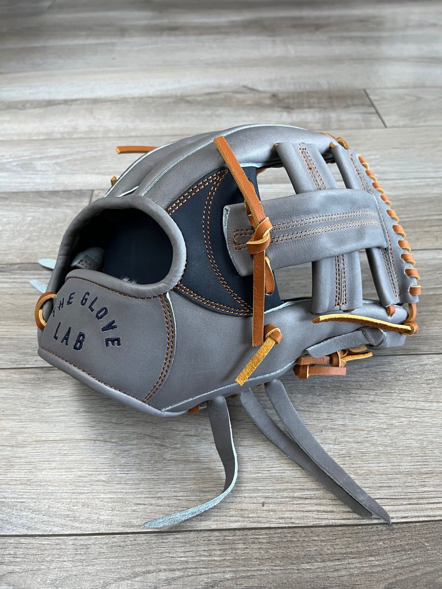 Image of 11.5" Infielders Single Post (Grey & Navy)