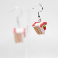 Image 2 of Strawberry Shortcake Slice Earrings