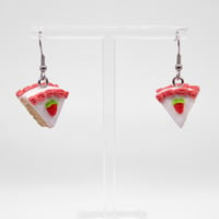 Image 1 of Strawberry Shortcake Slice Earrings