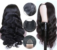 Image 4 of U-Part Brazilian Straight Wig