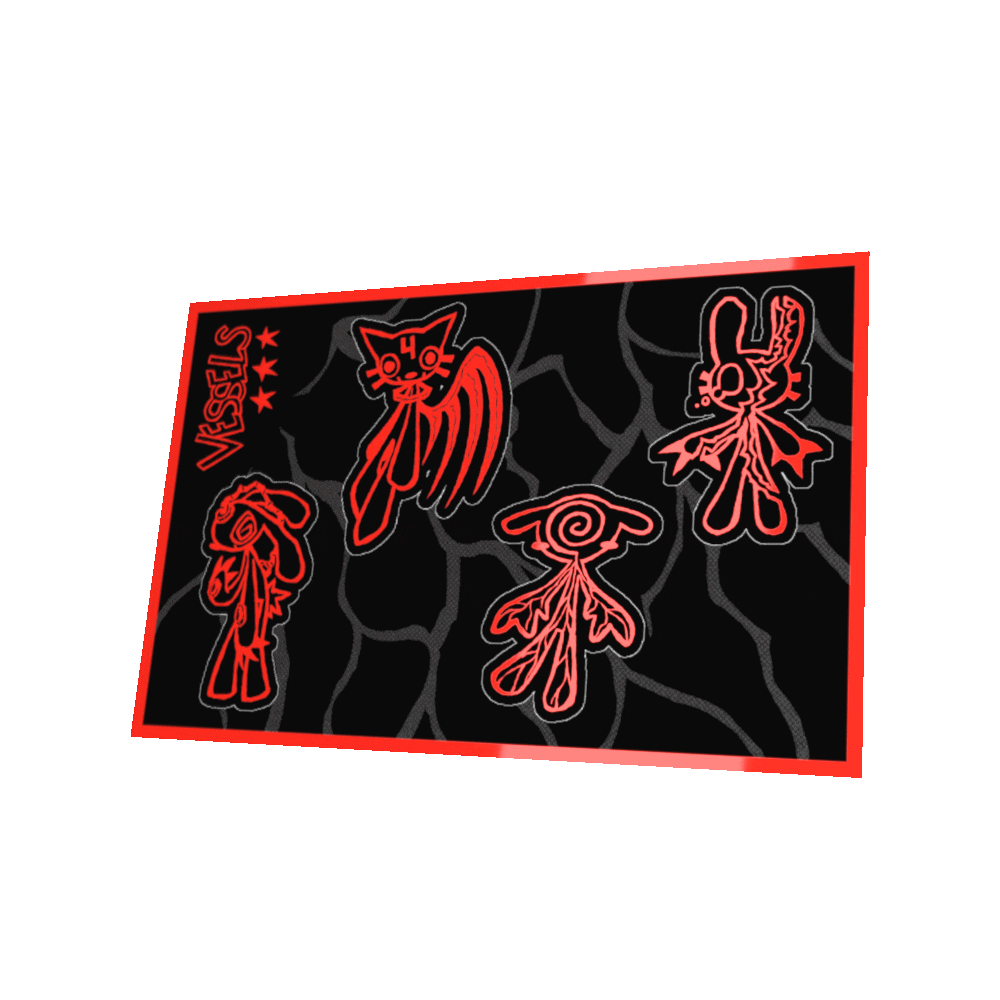STICKER SHEET OF VESSELS
