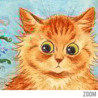 Image 2 of A curious cat | Louis Wain | Art Poster | Vintage Poster