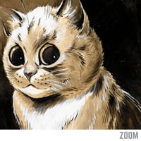 Image 2 of The wide-eyed kitten | Louis Wain | Art Poster | Vintage Poster