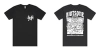 *PRE-ORDER*: DEGENERATE ATHLETICS TEE BLACK - Pocket Print & Back Print.