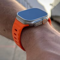 Soft Silicone Strap For Apple Watch Band Ultra sport Watchband 