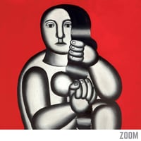 Image 2 of Femme sur fond rouge | Fernand Leger - 1927 | Art Poster | Vintage Poster