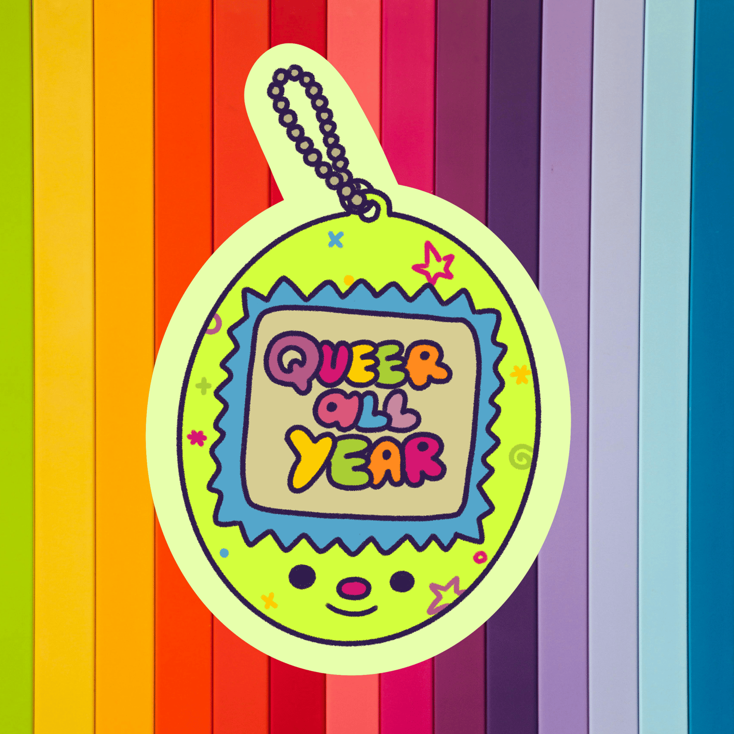 Queer All Year Sticker