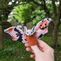 Image 1 of Peachy Pumpkins Bebe Bat