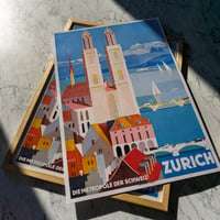 Image 1 of Zurich | Otto Baumberger - 1928 | Travel Poster | Vintage Poster