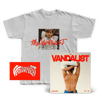 THE VANDALIST LP + STENCIL + SHIRT BUNDLE (<b>PRE-ORDER!</b>)