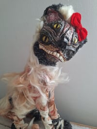 Image 5 of Molly Moggy. Large Creepy Witch Cat. Alternative Home Decoration. Halloween Scary Cat. Custom Made 