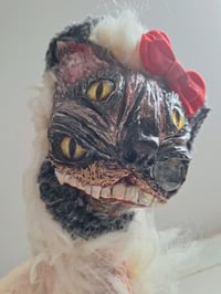 Image 15 of Molly Moggy. Large Creepy Witch Cat. Alternative Home Decoration. Halloween Scary Cat. Custom Made 