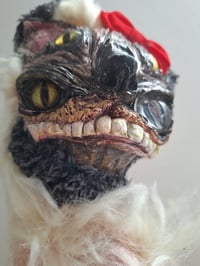 Image 16 of Molly Moggy. Large Creepy Witch Cat. Alternative Home Decoration. Halloween Scary Cat. Custom Made 