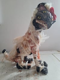 Image 6 of Molly Moggy. Large Creepy Witch Cat. Alternative Home Decoration. Halloween Scary Cat. Custom Made 