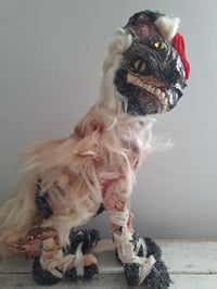 Image 4 of Molly Moggy. Large Creepy Witch Cat. Alternative Home Decoration. Halloween Scary Cat. Custom Made 