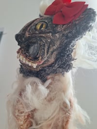 Image 20 of Molly Moggy. Large Creepy Witch Cat. Alternative Home Decoration. Halloween Scary Cat. Custom Made 
