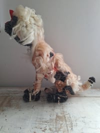 Image 7 of Molly Moggy. Large Creepy Witch Cat. Alternative Home Decoration. Halloween Scary Cat. Custom Made 