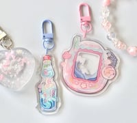 Image 1 of Ramune Tamagotchi Polaroid keychain, phonecharm