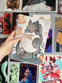 Image 1 of Moon Wolf | Sticker Collecting Book B5