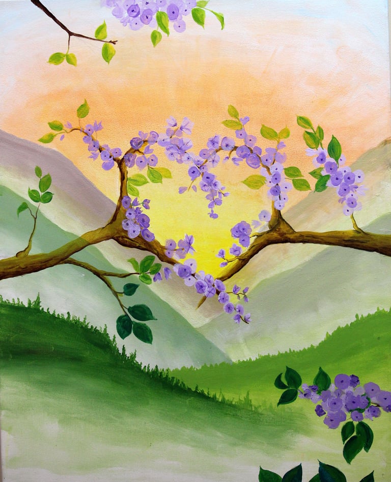 "Lovers" Triptych print. Image 3