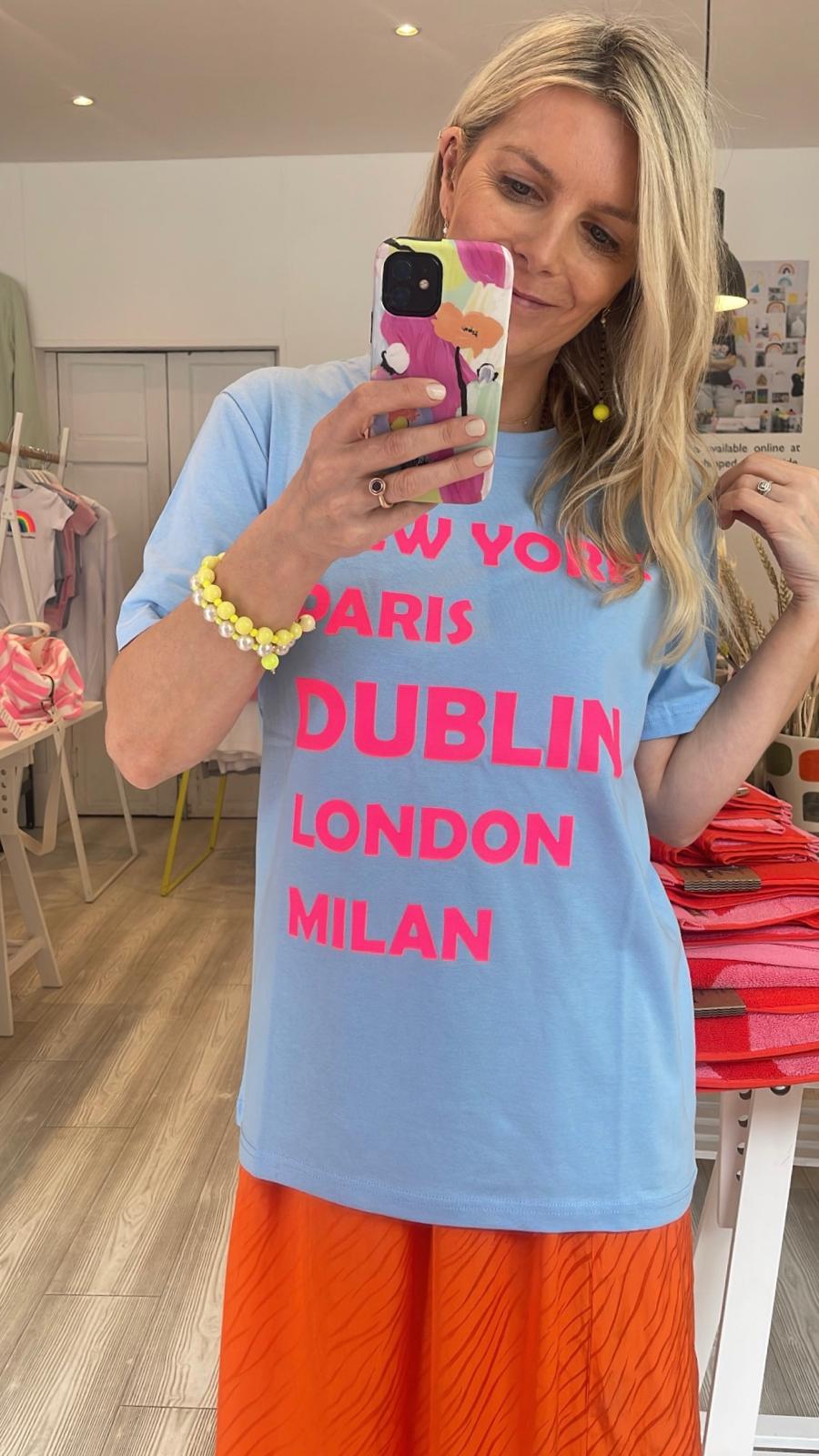 Image of Dublin Slogan T-shirt