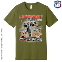 Image 1 of A-10 Warthog / Thunderbolt II - Kills Tanks Dead | Check Six Military Aviation T-Shirt