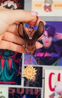 Hare and the Sun - Double Keychain